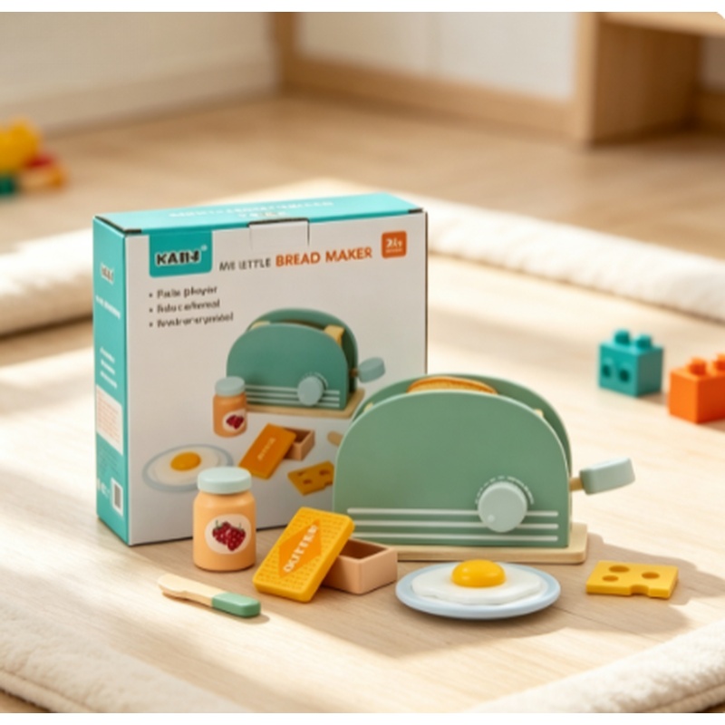 Giocattolo Tostapane in Legno  - Kids Outdoor Kitchen Accessories recensione e prezzo