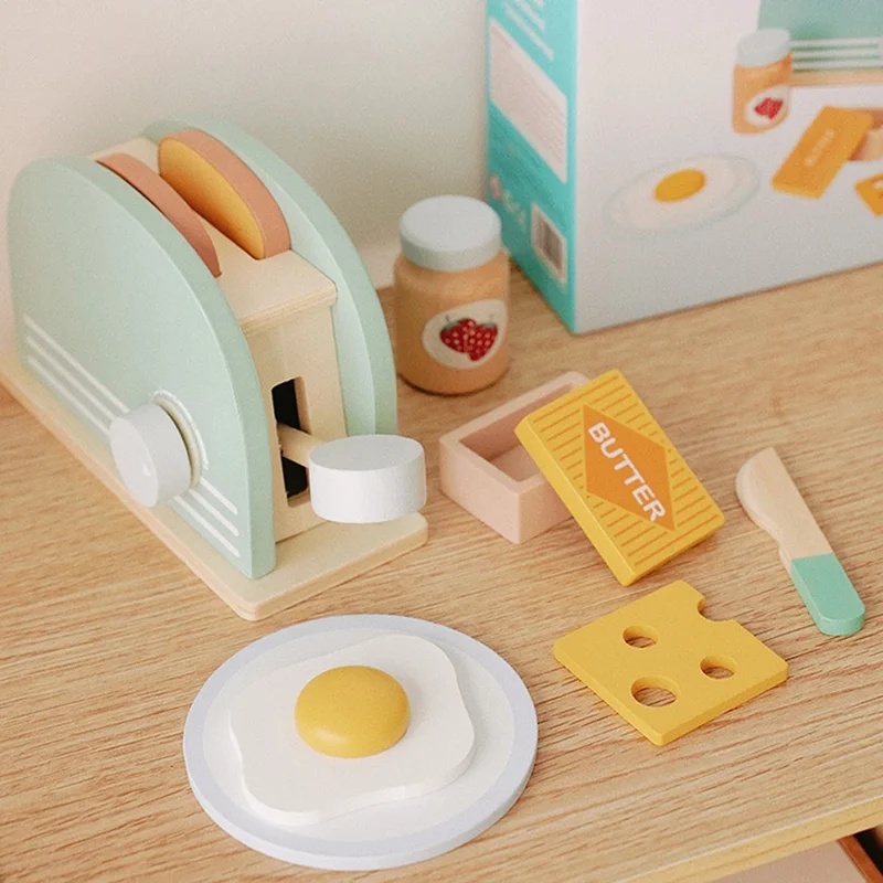 Giocattolo Tostapane in Legno  - Kids Outdoor Kitchen Accessories recensione e prezzo